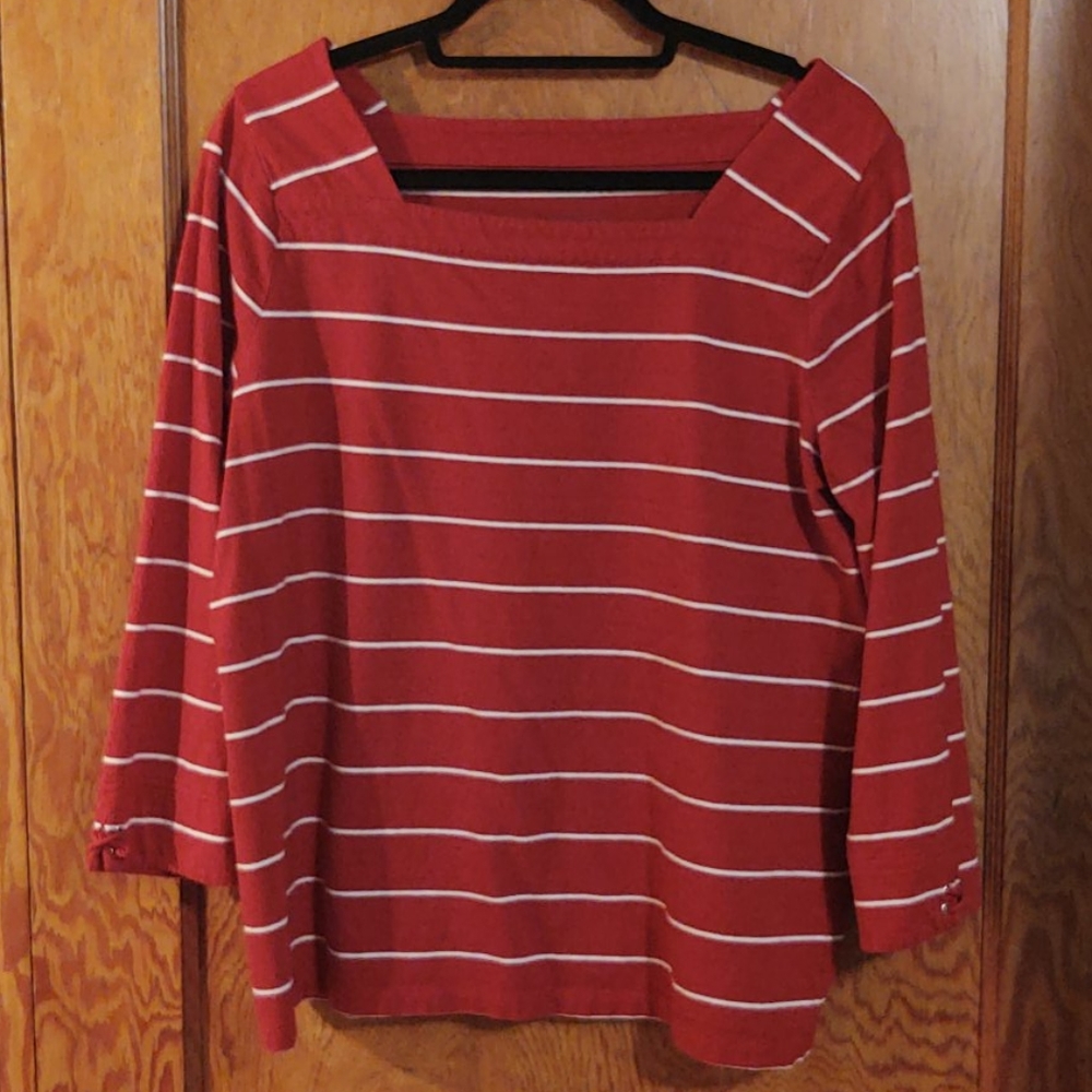 3/4 length sleeve blouse
